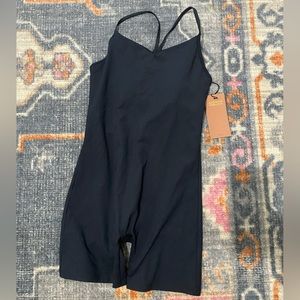 Girlfriend Collective Black Unitard - NWT